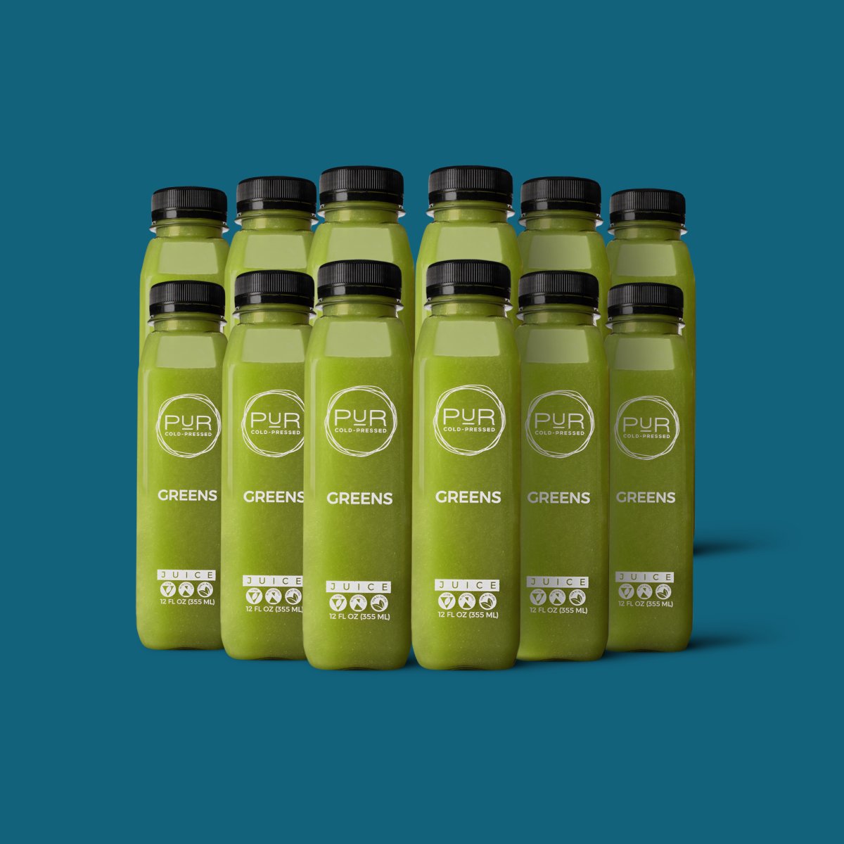 GREENS DAILY JUICE PACK - PUR Cold Pressed Juice - Daily Juice Packs - Daily Kits - Juice Kits - Juice Kit